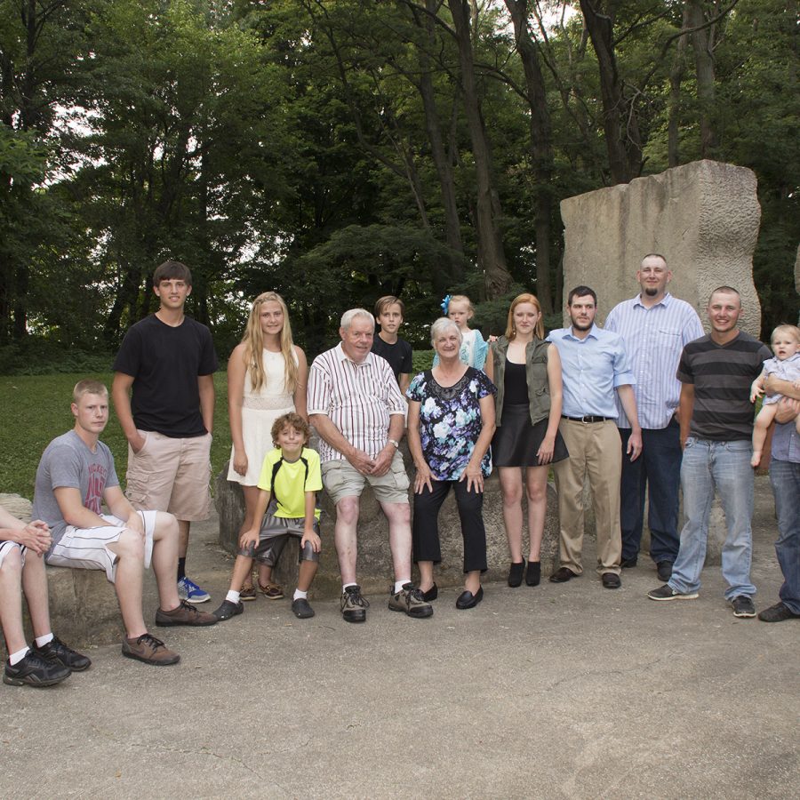 Family portrait on location.
