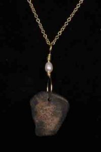 Ocean Sands Jewelry : Necklace - Manatee Bone MB8.6-P7-18G