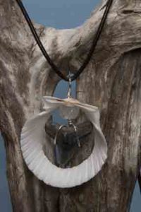 Ocean Sands Jewelry : Necklace - Shark Tooth ST1.6-SP1.6-Q1-34L