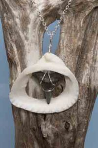 Ocean Sands Jewelry : Necklace - Shark Tooth ST1.8-SP1.75-30S