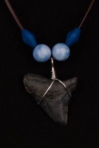 Ocean Sands Jewelry : Necklace - Megalodon Tooth ME11.7-LBR42-MIBL4