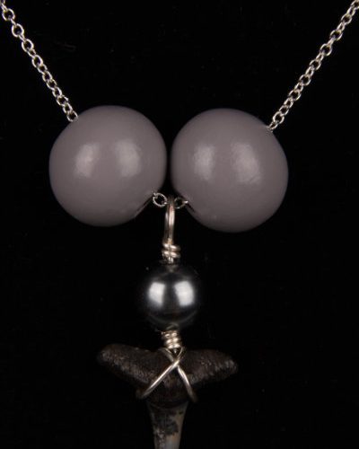 Ocean Sands Jewelry : Necklace - Shark Tooth ST01.6-S20-GHE1-WB2