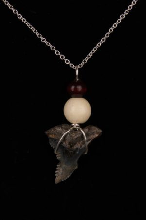 Ocean Sands Jewelry : Necklace - Shark Tooth ST03.7-S20-EML