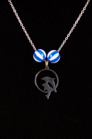 Fashion Fun Necklace :  FFN-DOL-MIBL2-18S