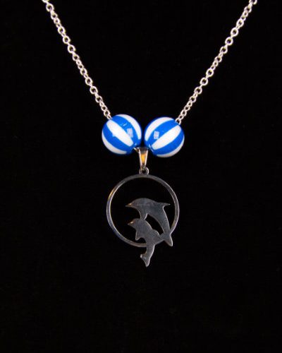 Fashion Fun Necklace :  FFN-DOL-MIBL2-18S
