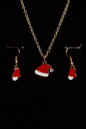 Fashion Fun Necklace :  FFNX-HAT-MIT2-FHG-18G