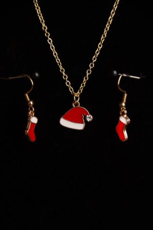 Fashion Fun Necklace :  FFNX-HAT-SOK2-FHG2-18G