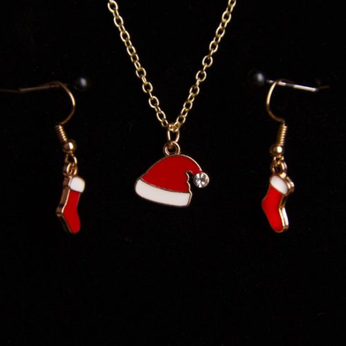 Fashion Fun Necklace :  FFNX-HAT-SOK2-FHG2-18G