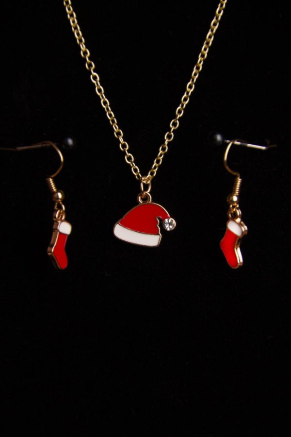 Fashion Fun Necklace :  FFNX-HAT-SOK2-FHG2-18G