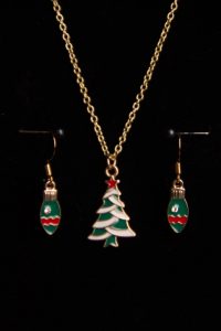 Fashion Fun Necklace :  FFNX-TRE-BUL2-FHG2-18G