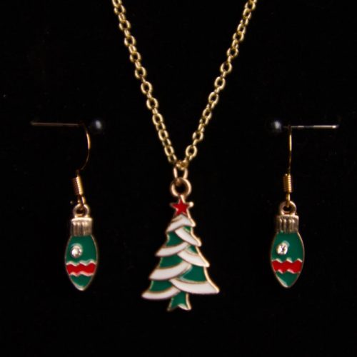 Fashion Fun Necklace :  FFNX-TRE-BUL2-FHG2-18G
