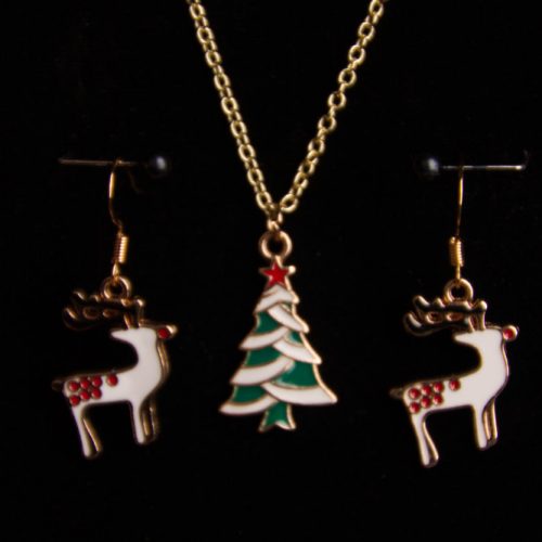 Fashion Fun Necklace :  FFNX-TRE-RDR2-FHG2-18G